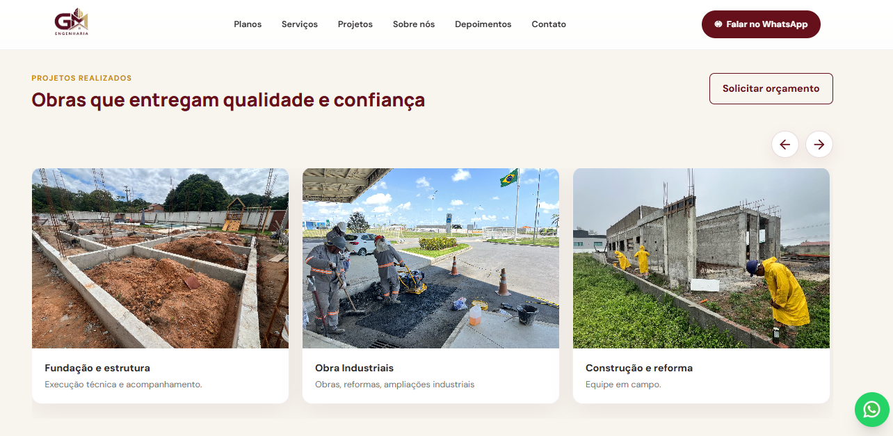 Projetos Grupo Monteiro Engenharia